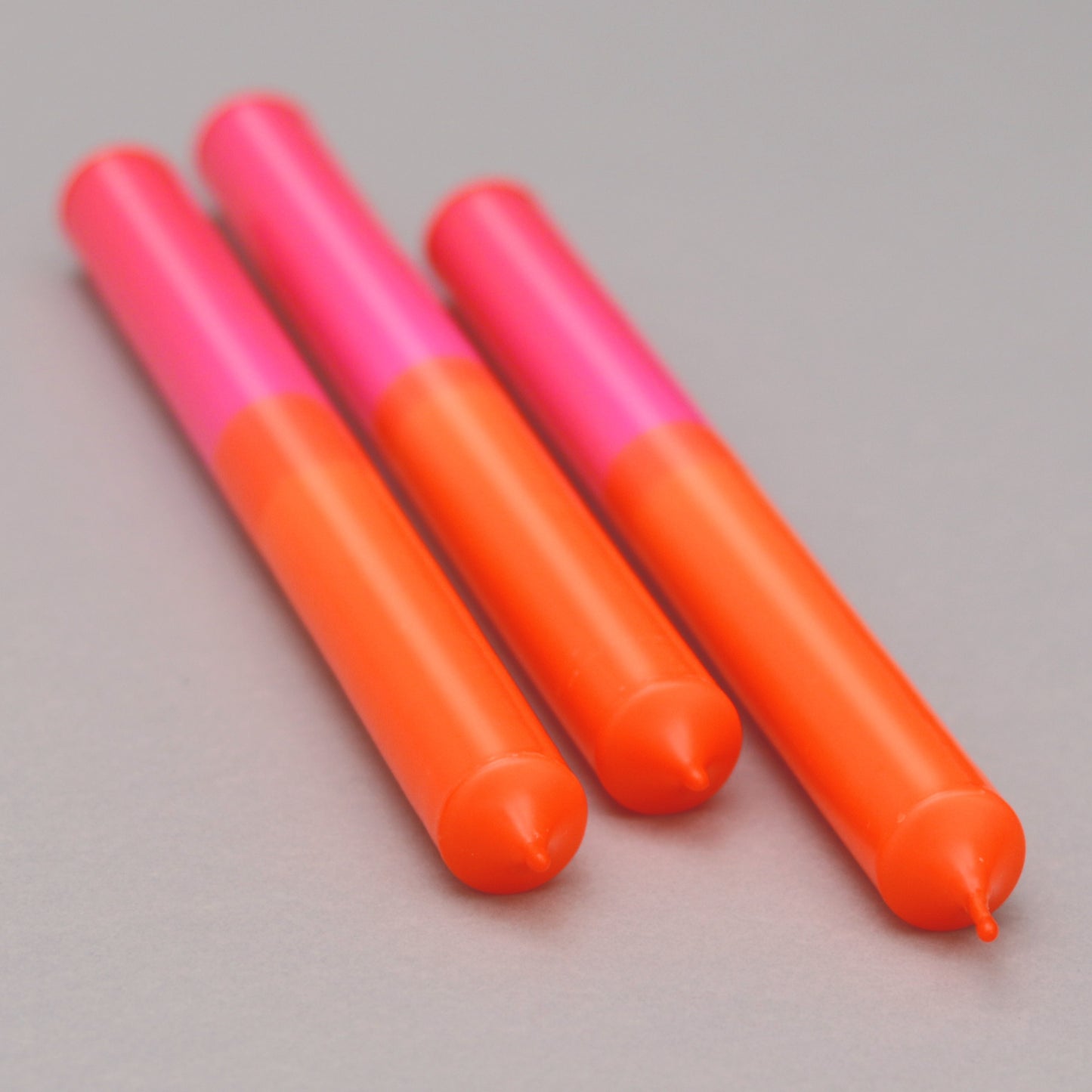 NEONKNALLER | Stabkerzen | Neonpink + Neonorange