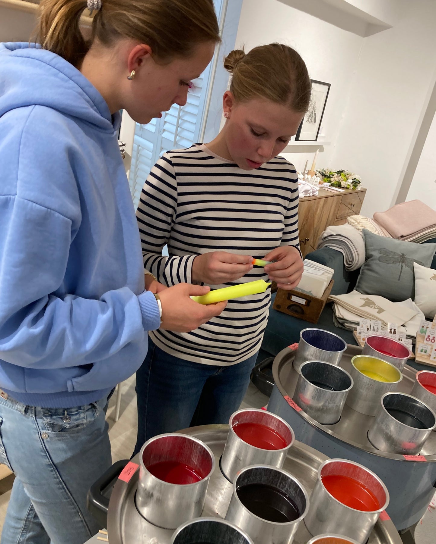 Kreativ Workshop für Kinder | Kerzen tauchen