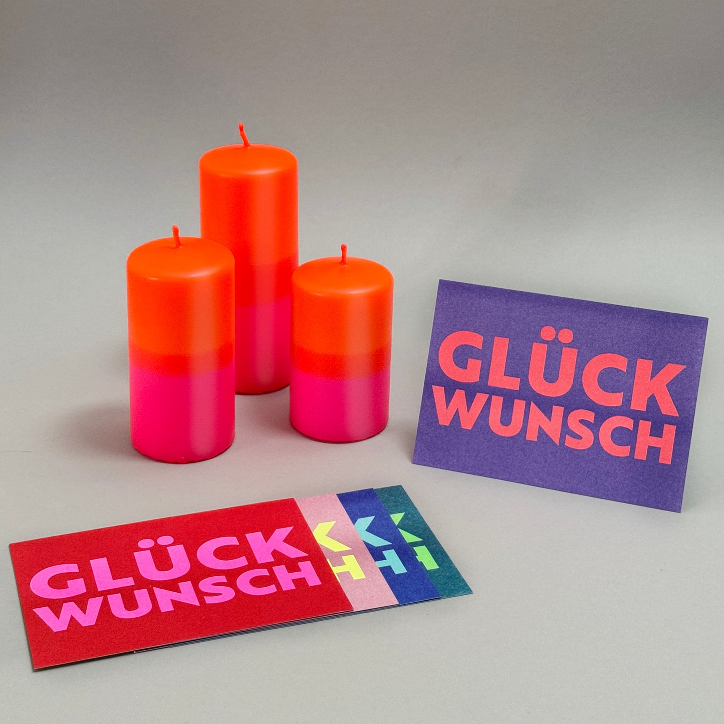 Postkartenset 5x GLÜCKWUNSCH