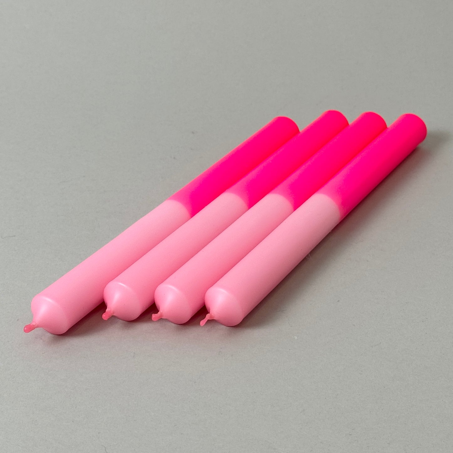 PINKIMGLÜCK | Stabkerzen | Neonpink + Rose