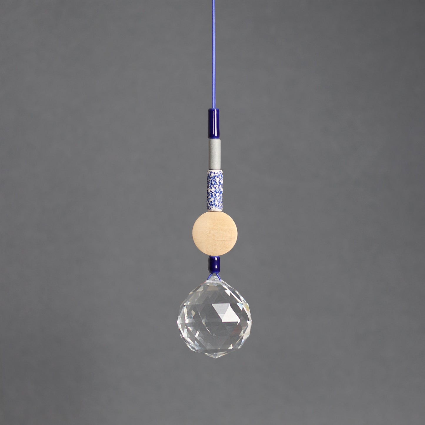 Suncatcher HEUTE-SO-MORGEN-SO | Blau, blaues Band | GROSS