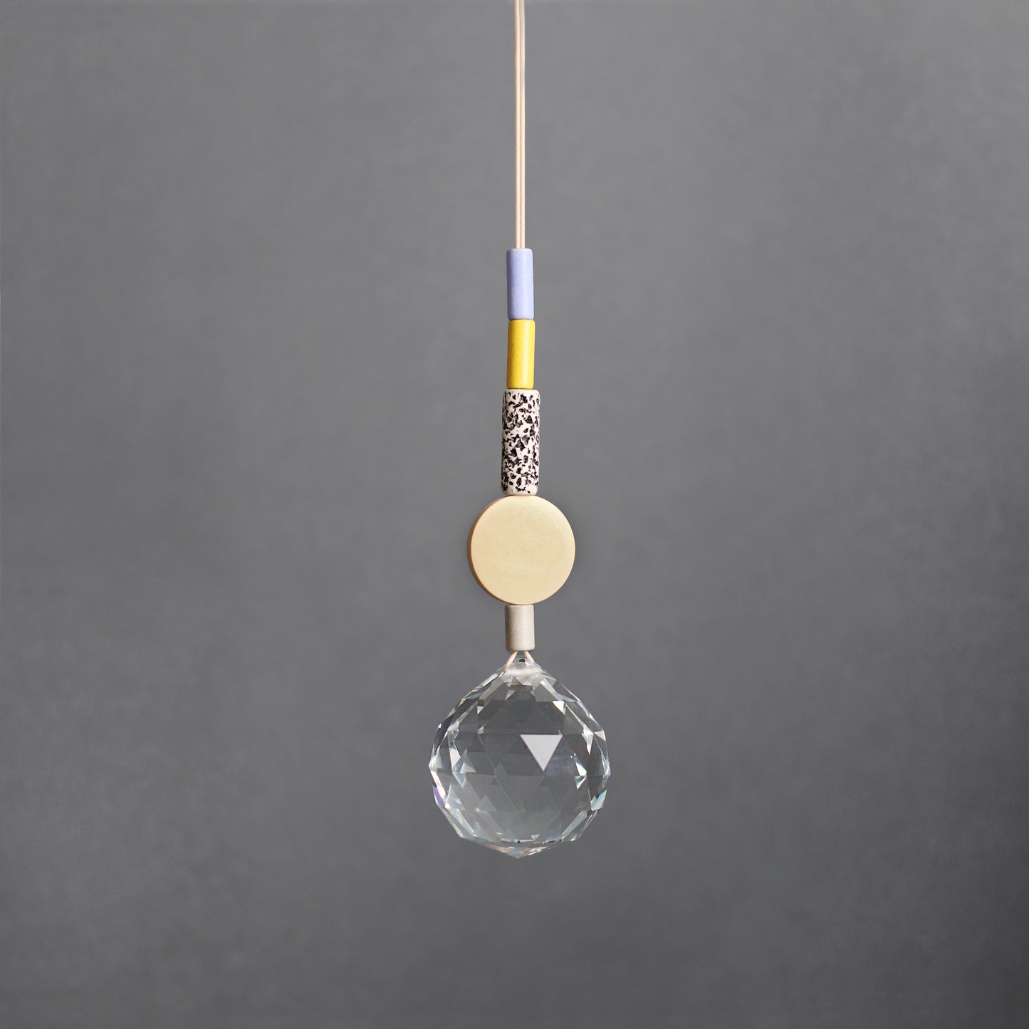 Suncatcher HEUTE-SO-MORGEN-SO | Lila Gelb | GROSS