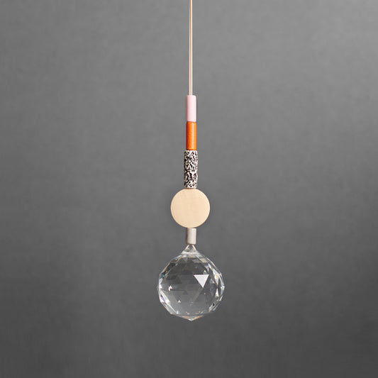 Suncatcher HEUTE-SO-MORGEN-SO | Orange Rosé | GROSS