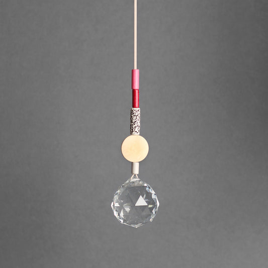 Suncatcher HEUTE-SO-MORGEN-SO | Rot Pink | GROSS