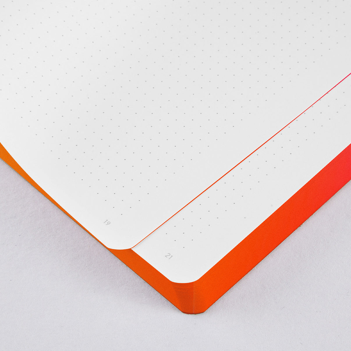 NUUNA Notizbuch Burn – neonpink | neonorange | weiss