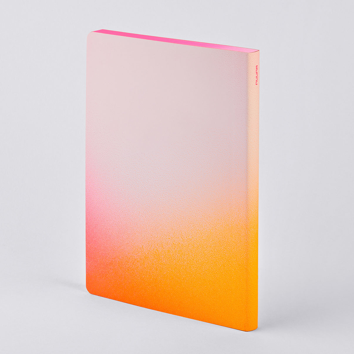 NUUNA Notizbuch Burn – neonpink | neonorange | weiss