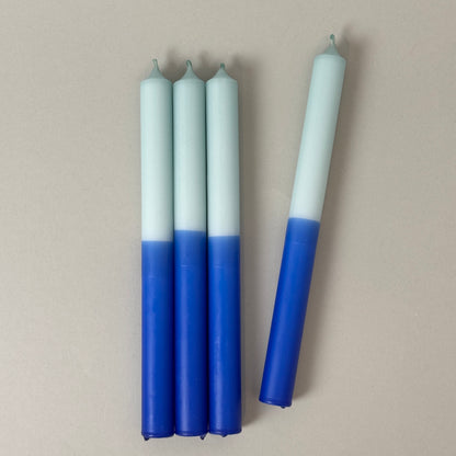 BLAUESWUNDERN | Stabkerzen | Kornblume + Laguna