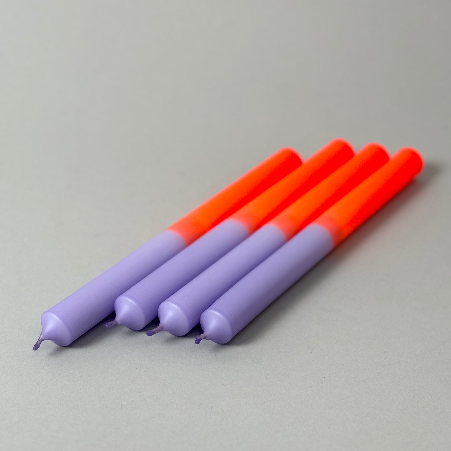 LILAFREUDE | Stabkerzen | Neonorange + Malve