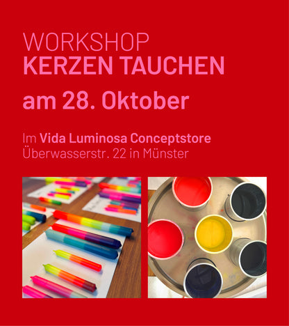 Kreativ Workshop Kerzen tauchen