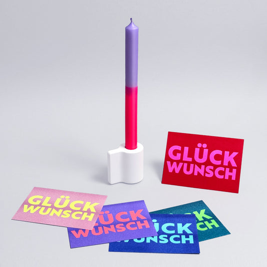 Postkartenset 5x GLÜCKWUNSCH