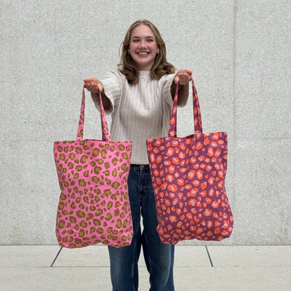 Shopper | Leo-Muster | bunt