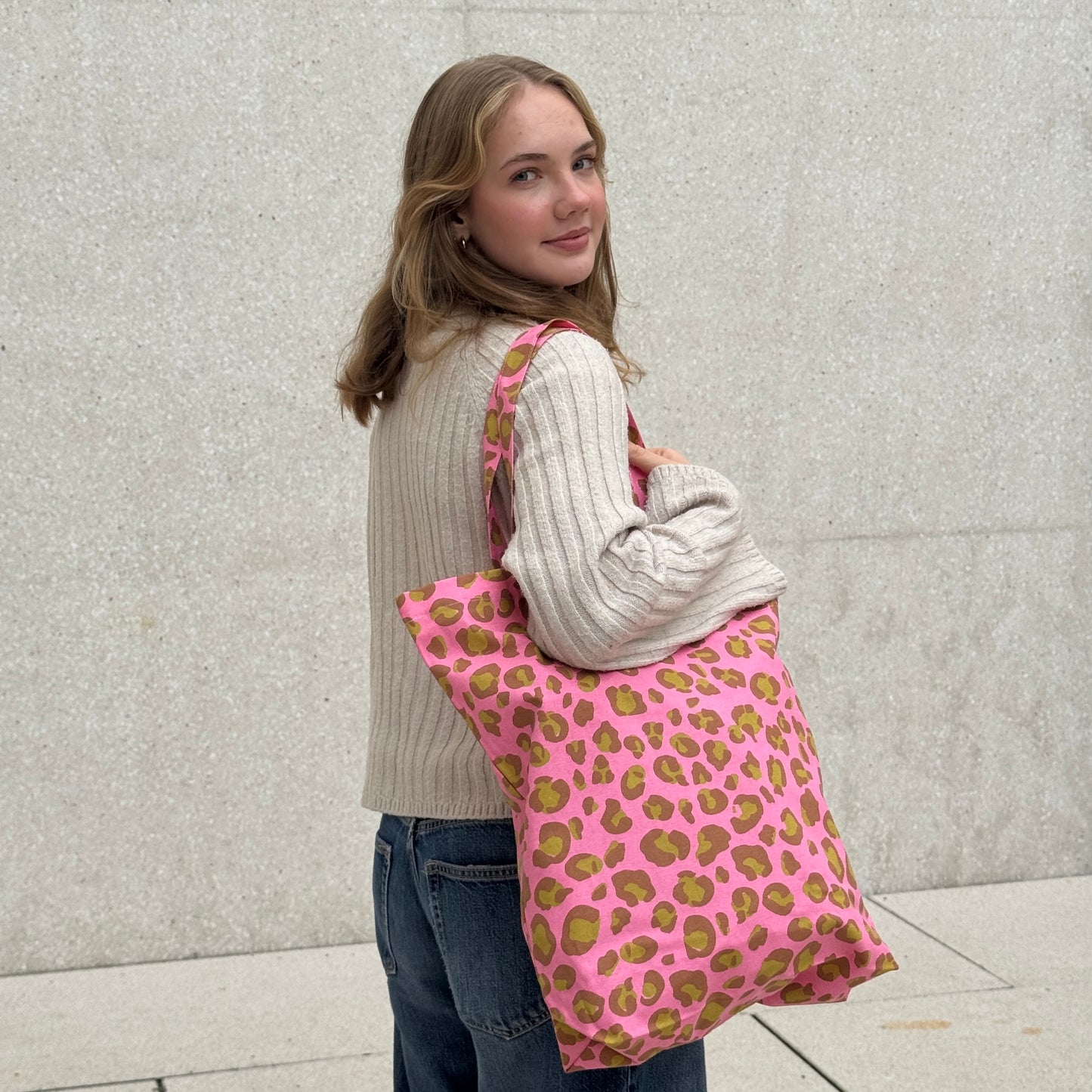 Shopper | Leo-Muster | bunt