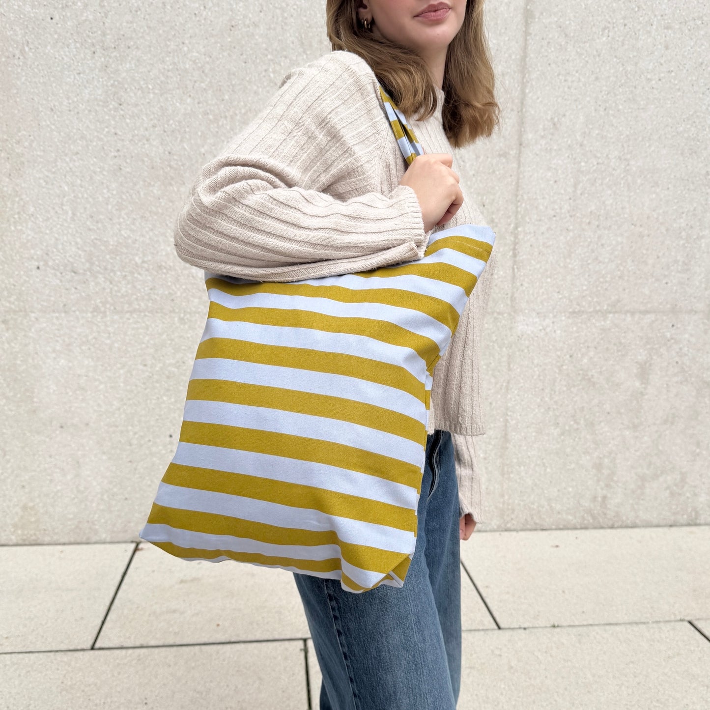 Shoppertasche | gestreift | bunt