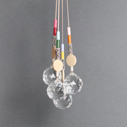 Suncatcher HEUTE-SO-MORGEN-SO | Schwarz Grau, Band Neonorange