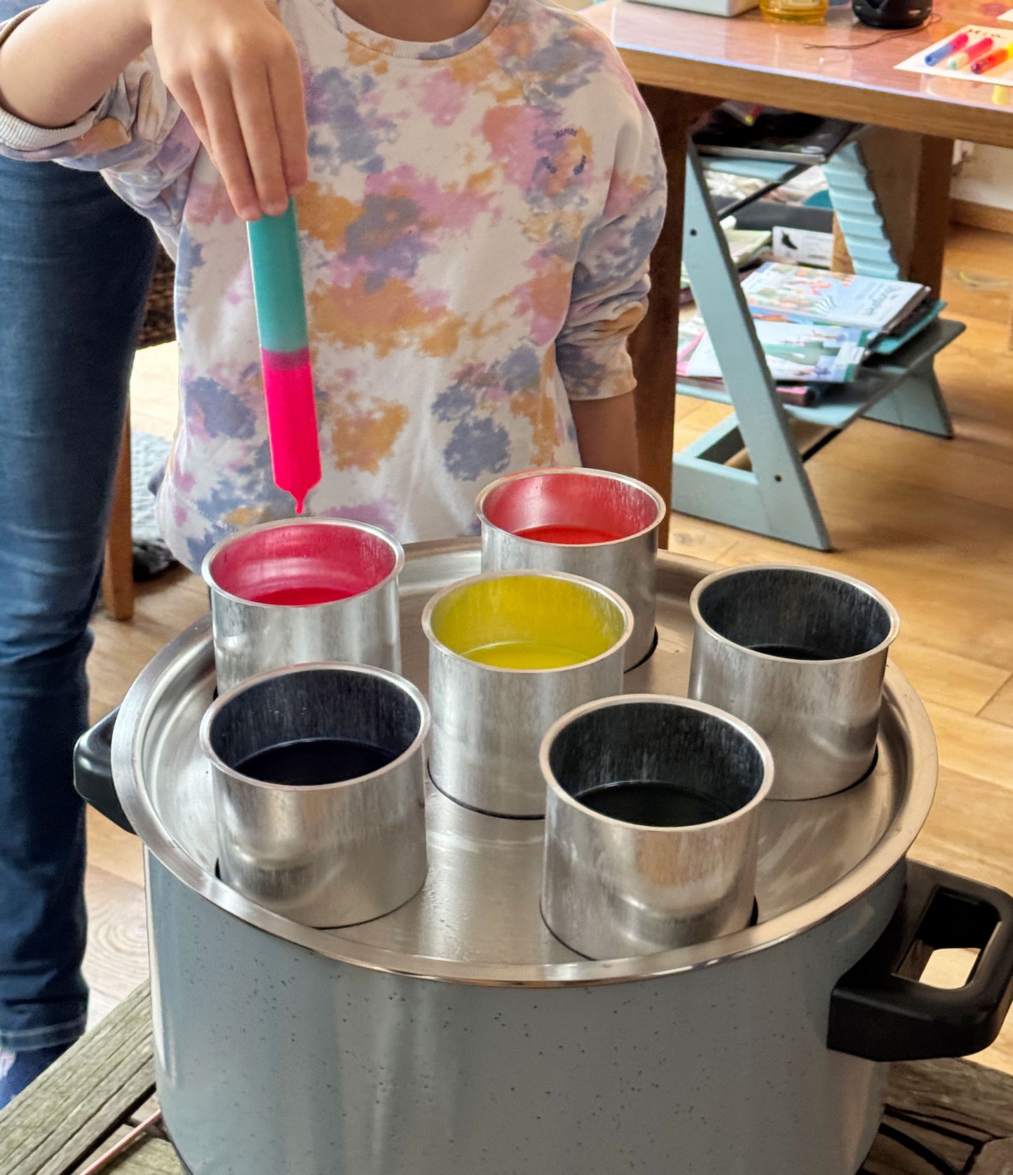 Kreativ Workshop für Kinder | Kerzen tauchen